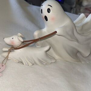 Goblin and Ghoul Ghost Walking Dog Statue 👻🐕